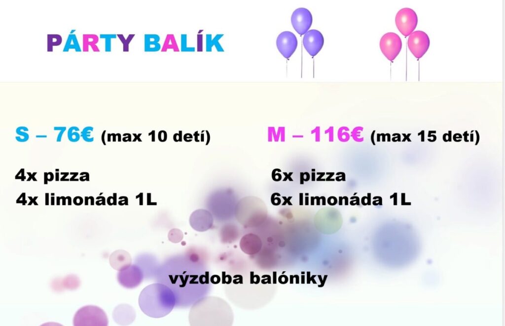 Detská oslava party